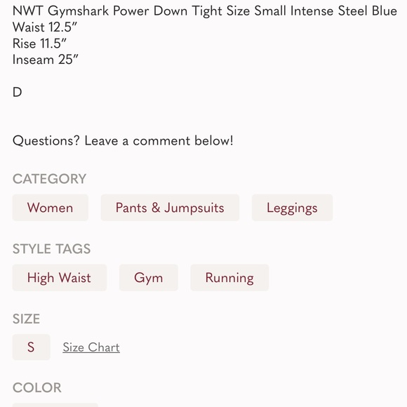 Gymshark Power Down Leggings - Picture 10 of 10